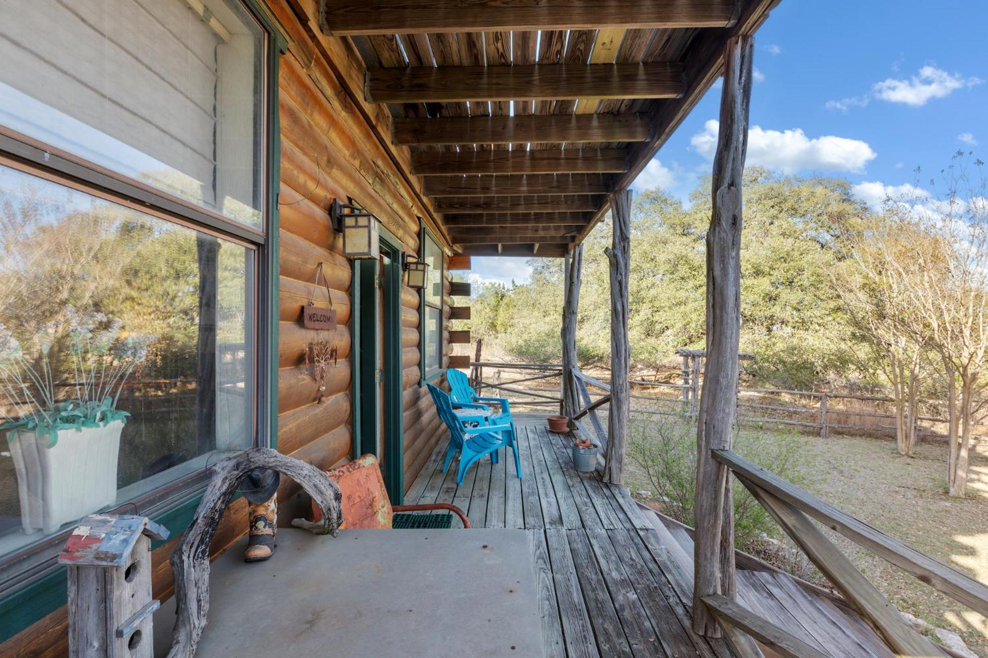 Mighty Oak Log Cabin Fredericksburg Kültér fotó
