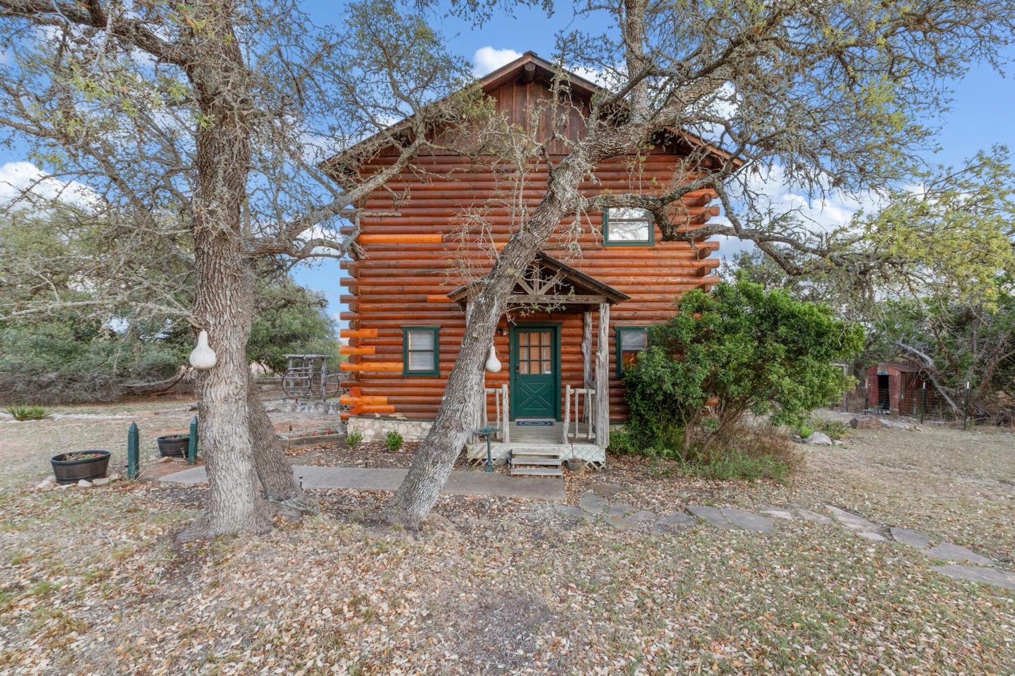 Mighty Oak Log Cabin Fredericksburg Kültér fotó