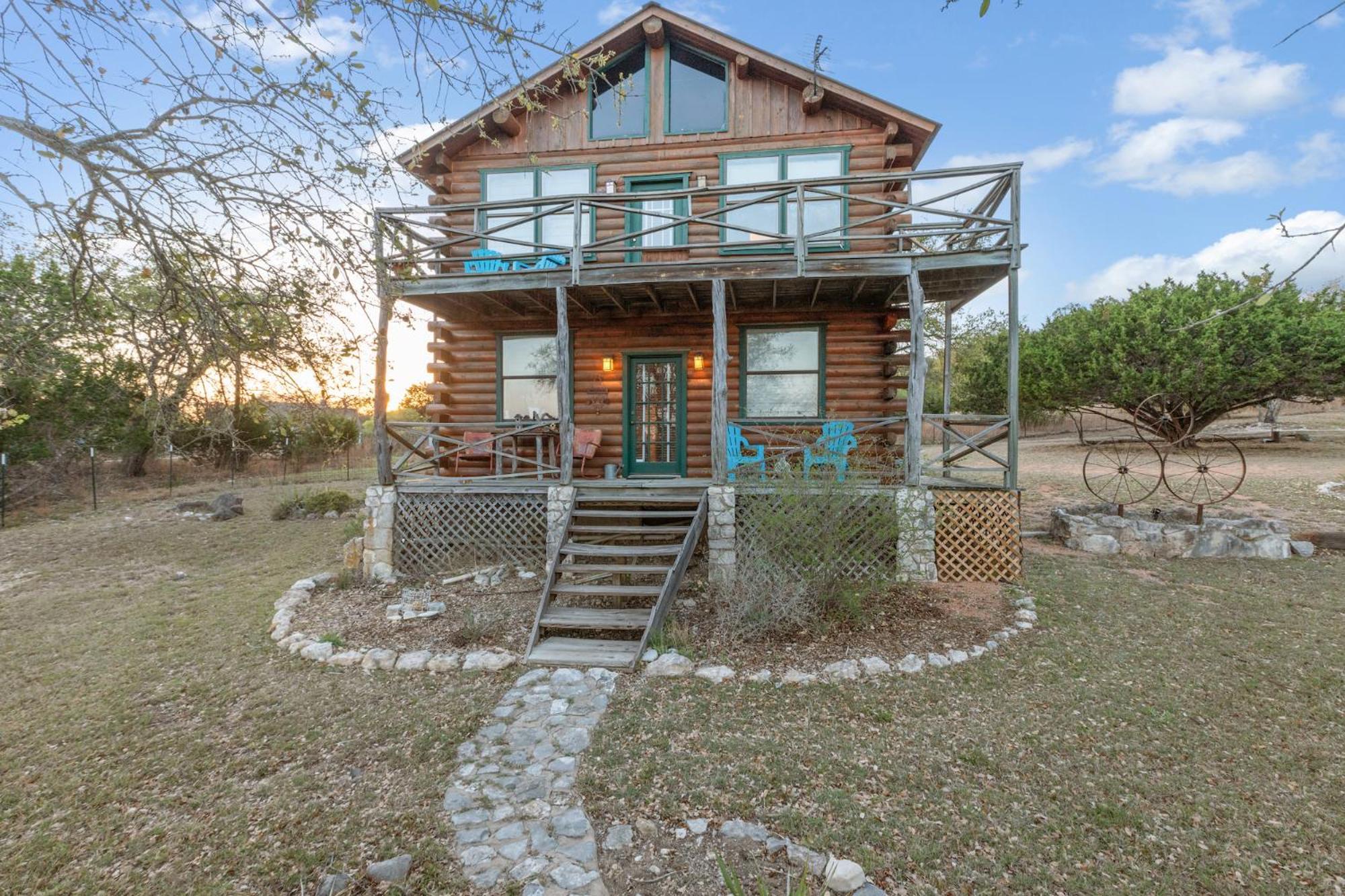 Mighty Oak Log Cabin Fredericksburg Kültér fotó