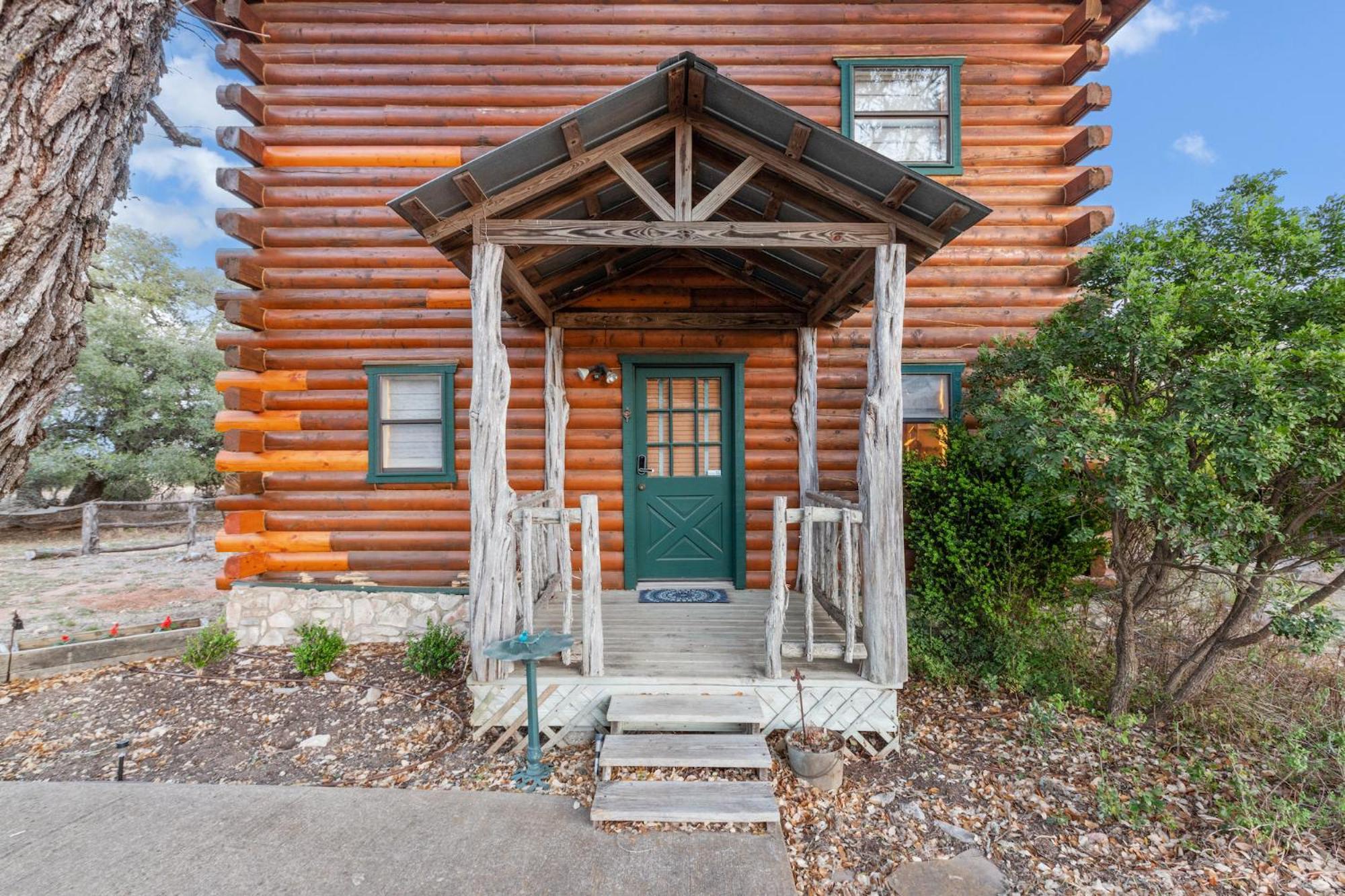 Mighty Oak Log Cabin Fredericksburg Kültér fotó